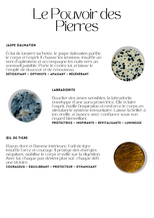 Murmures : Amour Jaspe Dalmatien ronde